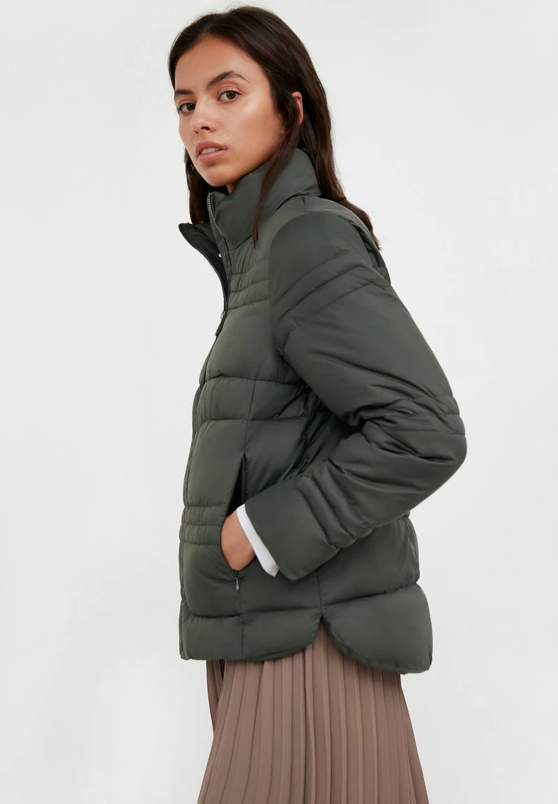 Finn Flare Damen Winterjacke - Dark Green 6 Finn Flare Damen Winterjacke - Dark Green – Bild 4