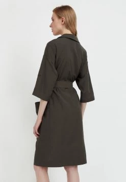 Finn Flare Damen Blusenkleid - Dark Green -Finn Flare Verkaufsladen 23780bdad16d459d91e016f2af4da50a