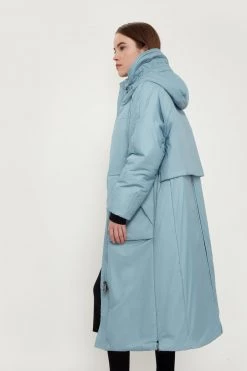 Finn Flare Damen Wintermantel - Blue -Finn Flare Verkaufsladen 23c79c856b8847fd8dfe69775d39d8a8
