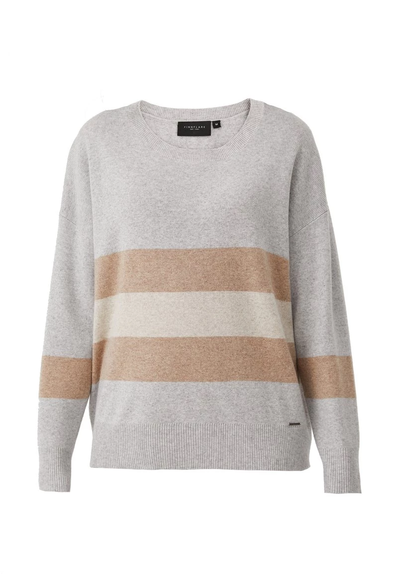 Finn Flare Damen Strickpullover - Light Grey 9 Finn Flare Damen Strickpullover - Light Grey – Bild 7