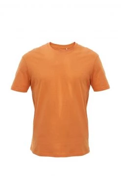 Finn Flare Herren T-Shirt Basic - Brown -Finn Flare Verkaufsladen 244b4603596341838d6e3aa0e02fee03