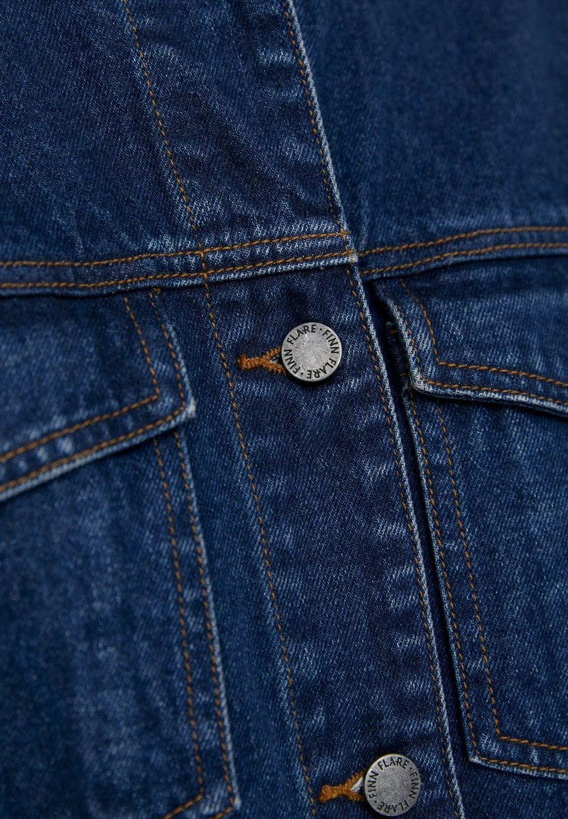 Finn Flare Damen Jeansjacke - Dark Blue 8 Finn Flare Damen Jeansjacke - Dark Blue – Bild 6