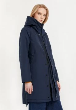 Finn Flare Damen Kurzmantel - Dark Blue -Finn Flare Verkaufsladen 24f01e951633458991682b71a1061bbe