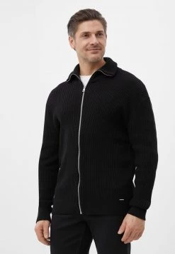 Finn Flare Herren Strickjacke - Black 11 Finn Flare Herren Strickjacke - Black -Finn Flare Verkaufsladen 2508cc5f2fe9406a8b8fd768c1778b50