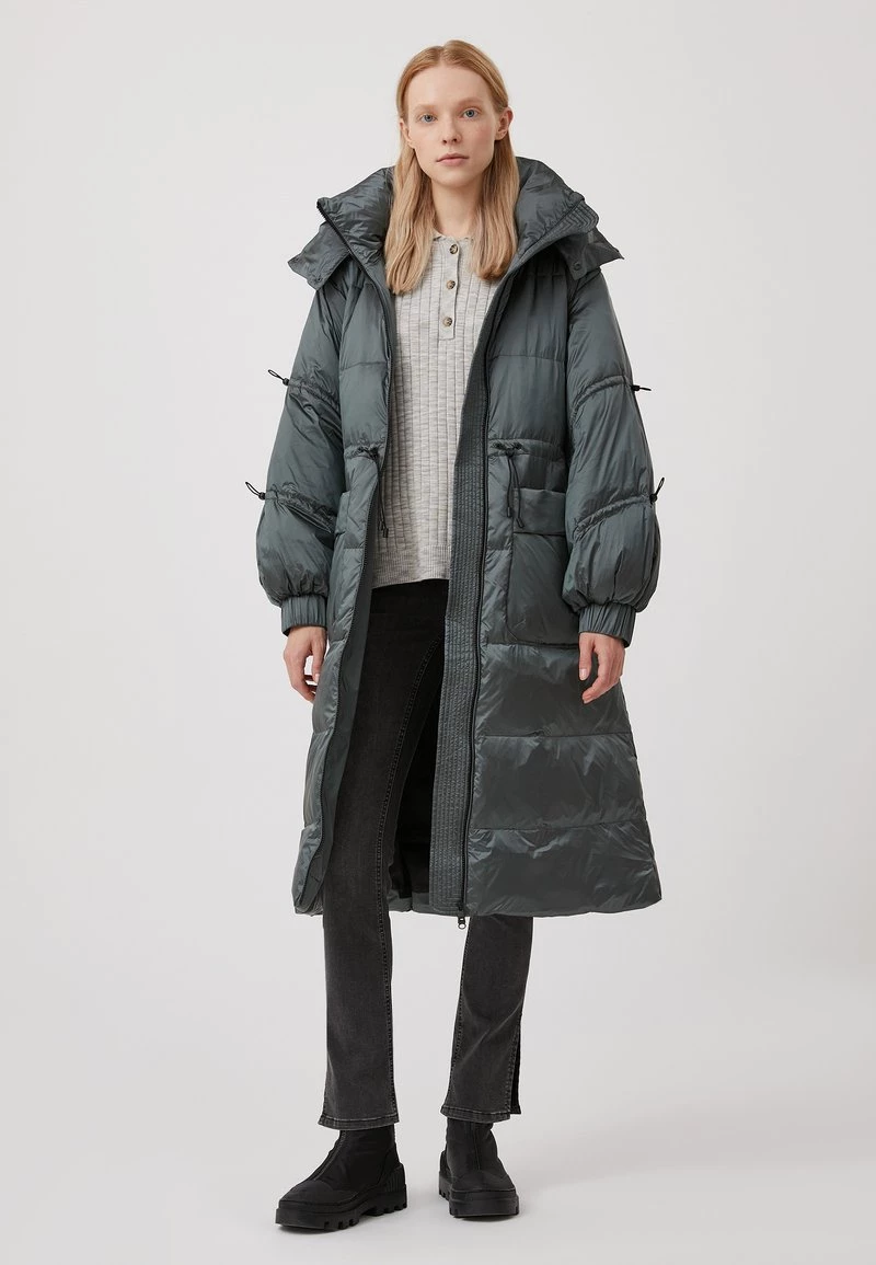 Finn Flare Damen Wintermantel - Dark Green 4 Finn Flare Damen Wintermantel - Dark Green – Bild 2