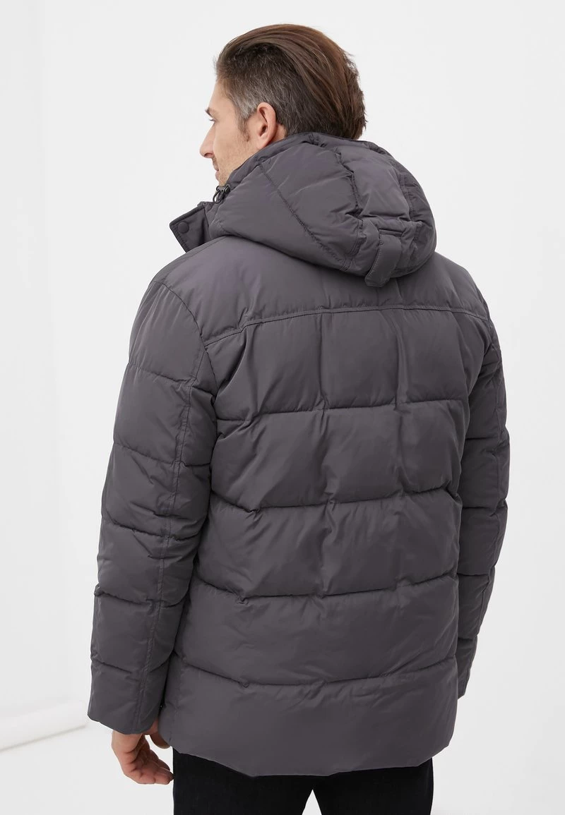 Finn Flare Herren Wintermantel - Dark Grey 5 Finn Flare Herren Wintermantel - Dark Grey – Bild 3