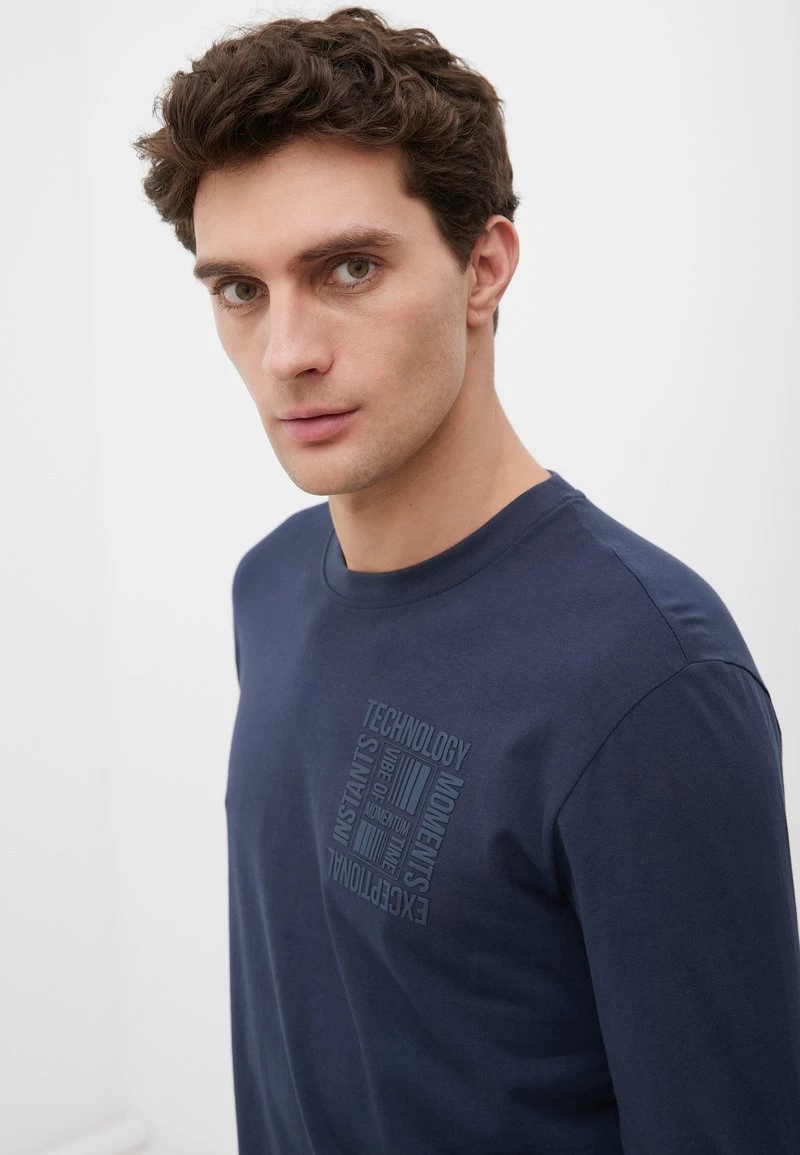 Finn Flare LANGARMSHIRT - Langarmshirt - Dark Blue | Herren 5 Finn Flare LANGARMSHIRT - Langarmshirt - Dark Blue | Herren – Bild 3