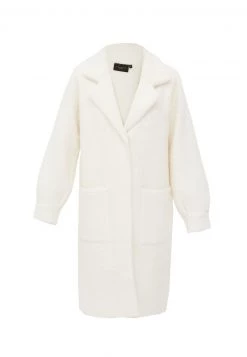 Finn Flare Damen Klassischer Mantel - Beige -Finn Flare Verkaufsladen 26d3ca7985c94fcfbc8d24ed0b54a68f