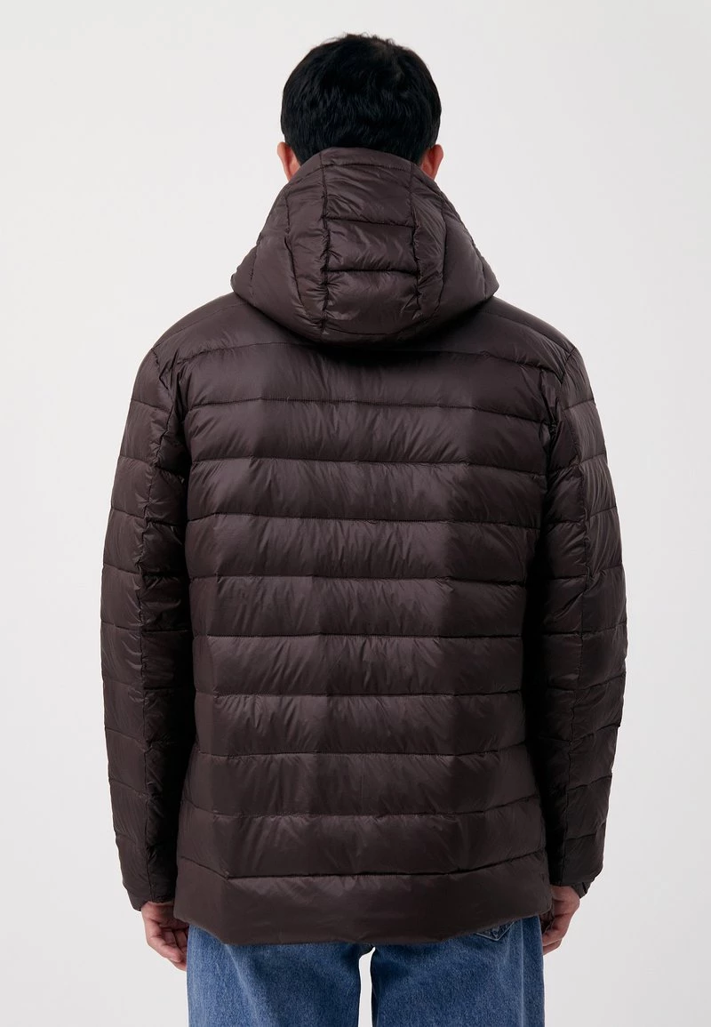 Finn Flare Herren Daunenjacke - Dark Brown 5 Finn Flare Herren Daunenjacke - Dark Brown – Bild 3