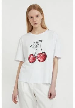 Finn Flare Damen T-Shirt Print - White