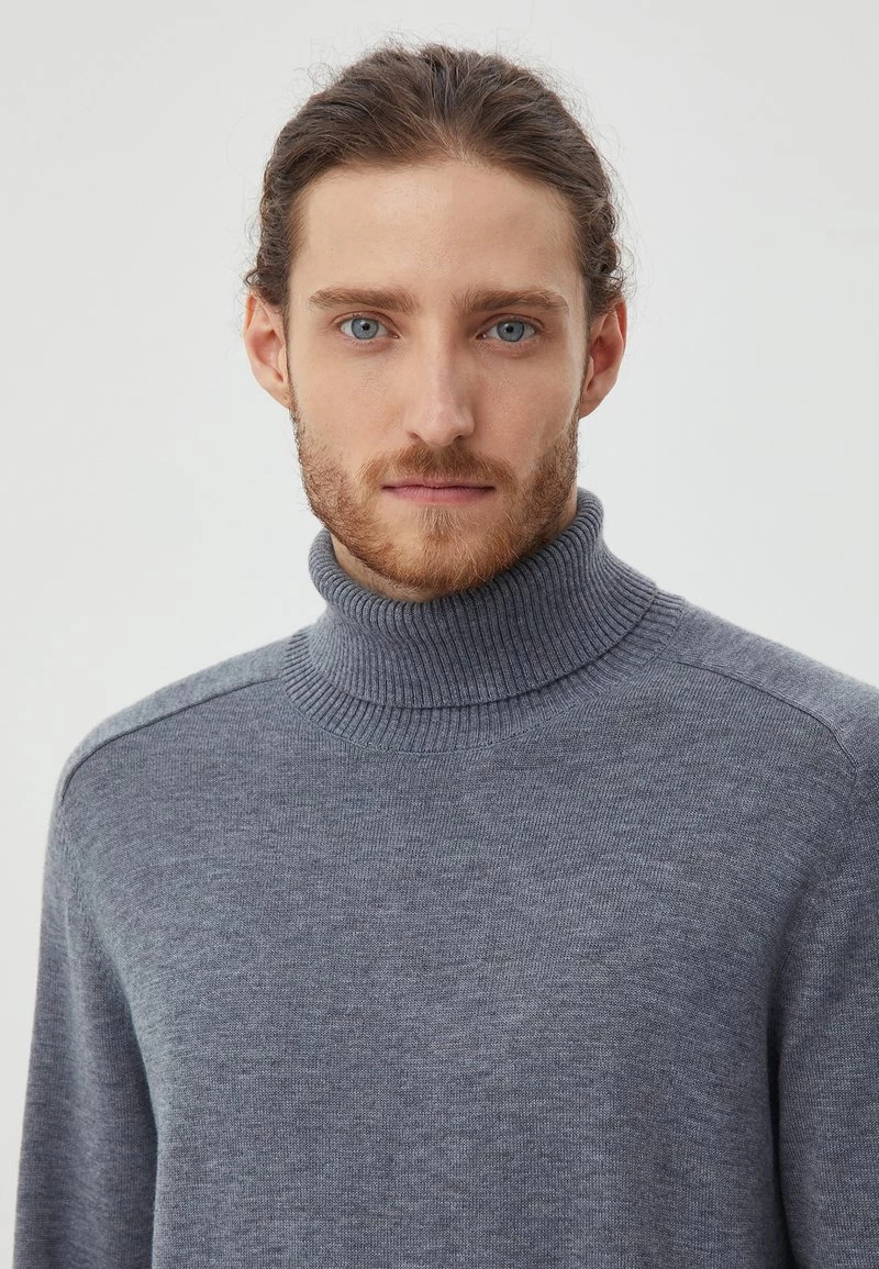 Finn Flare Herren BASIC - Strickpullover - Dark Grey 7 Finn Flare Herren BASIC - Strickpullover - Dark Grey – Bild 5