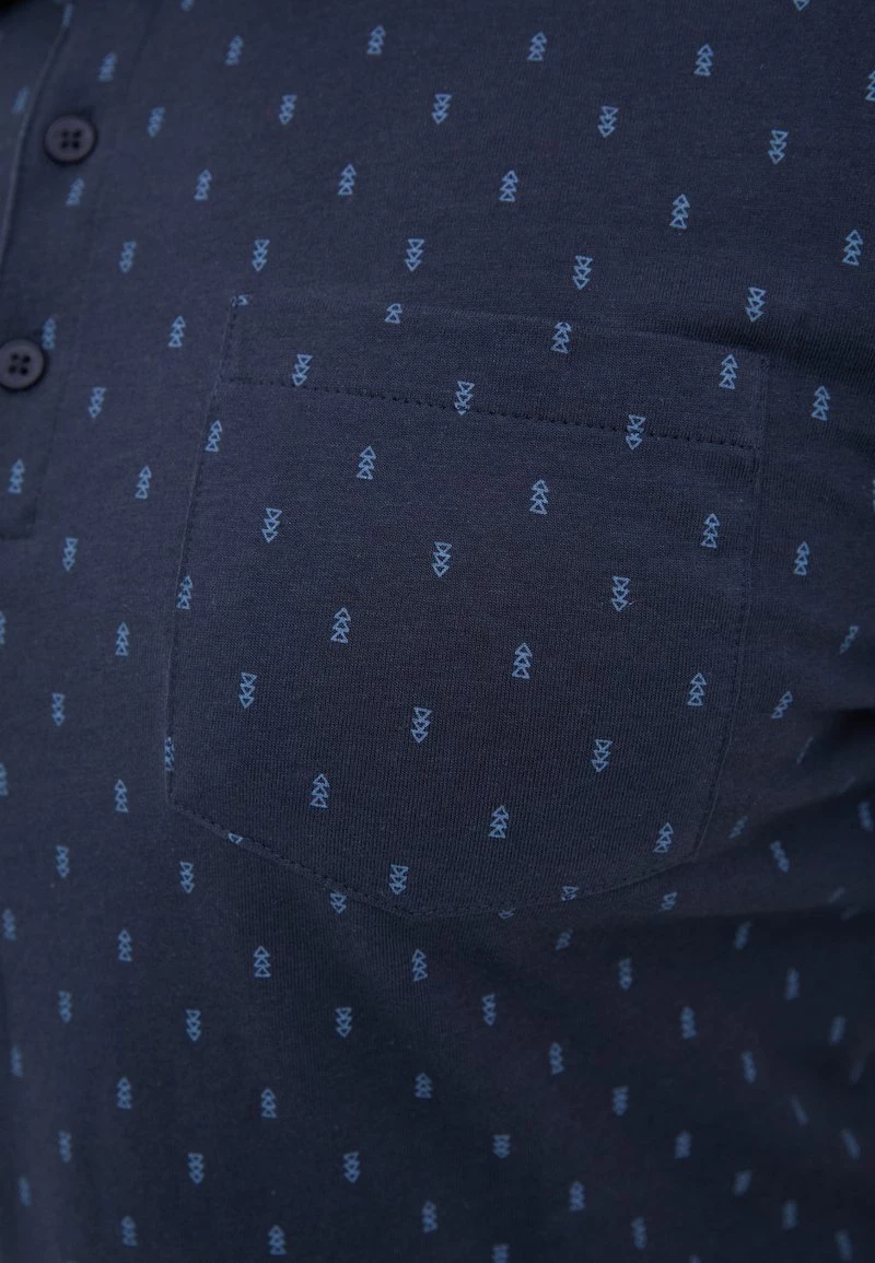 Finn Flare Herren Poloshirt - Dark Blue 5 Finn Flare Herren Poloshirt - Dark Blue – Bild 3