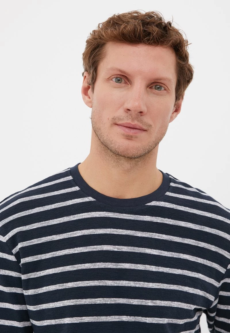 Finn Flare Herren Langarmshirt - Dark Blue 6 Finn Flare Herren Langarmshirt - Dark Blue – Bild 4