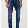 Finn Flare Herren Jeans Straight Leg - Dark Blue