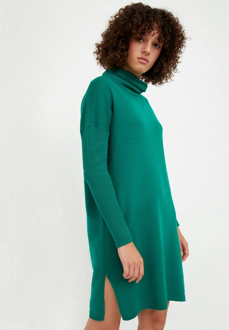 Finn Flare Damen Strickkleid - Green 6 Finn Flare Damen Strickkleid - Green – Bild 4