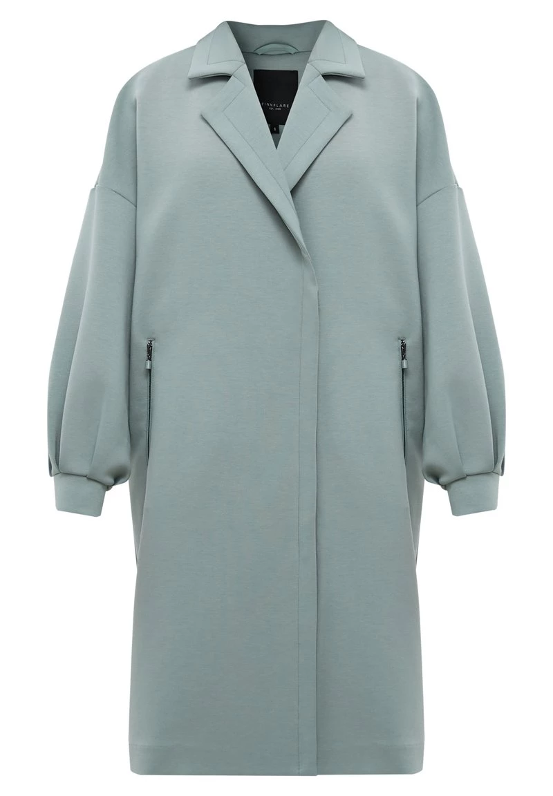 Finn Flare Damen Klassischer Mantel - Grey-green 9 Finn Flare Damen Klassischer Mantel - Grey-green – Bild 7