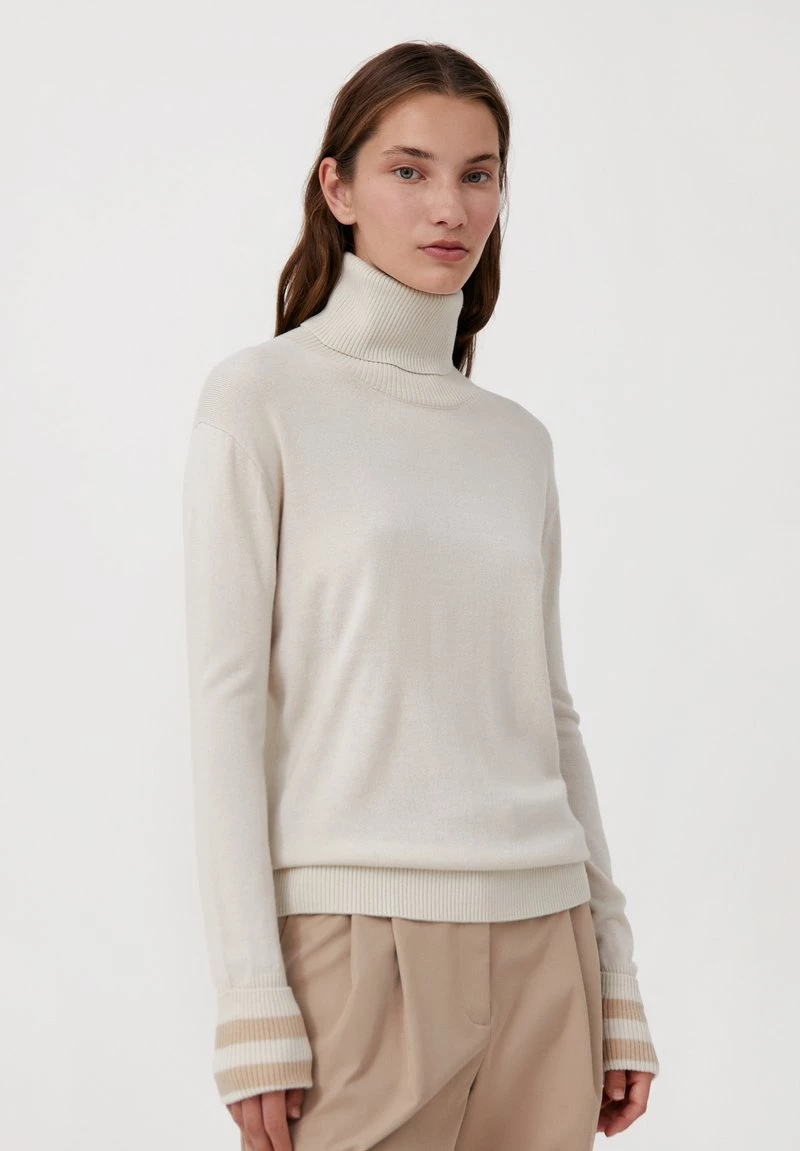 Finn Flare Damen ROLLKRAGEN - Strickpullover - Beige 6 Finn Flare Damen ROLLKRAGEN - Strickpullover - Beige – Bild 4