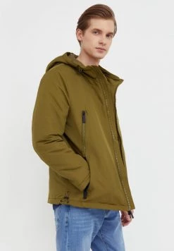 Finn Flare Herren Winterjacke - Olive-green -Finn Flare Verkaufsladen 2a5c898b6380417c9d6ee1b038f5471b