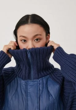 Finn Flare Damen STEPPM - Wintermantel - Dark Blue -Finn Flare Verkaufsladen 2a7430ff84f54cef8d92f458e9cc01e3