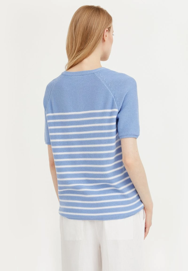 Finn Flare Damen T-Shirt Print - Light Blue 5 Finn Flare Damen T-Shirt Print - Light Blue – Bild 3