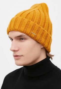 Finn Flare Herren Mütze - Mustard