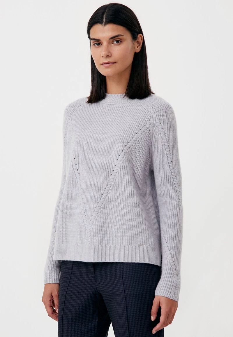 Finn Flare Damen LANGARM - Strickpullover - Light Grey 8 Finn Flare Damen LANGARM - Strickpullover - Light Grey – Bild 6