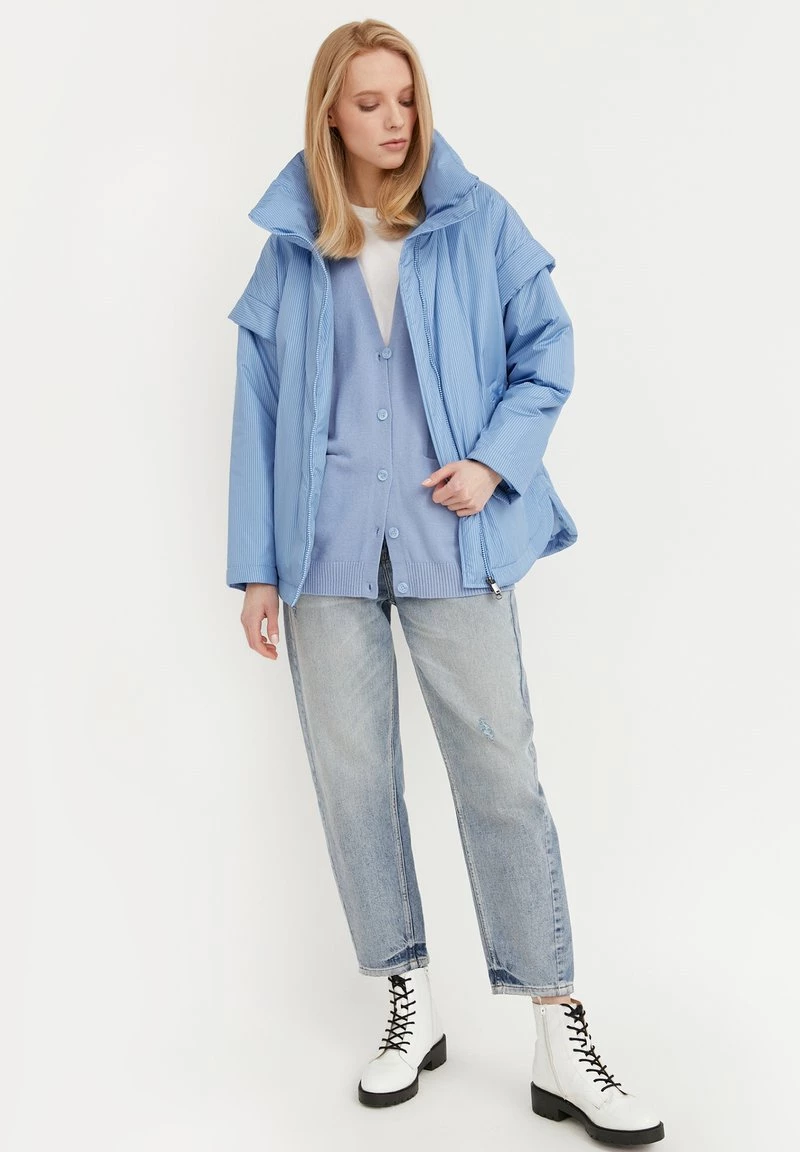 Finn Flare Damen Winterjacke - Light Blue 4 Finn Flare Damen Winterjacke - Light Blue – Bild 2