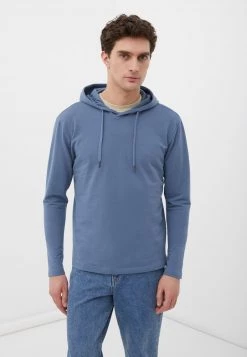 Finn Flare Herren Kapuzenpullover - Grey/blue
