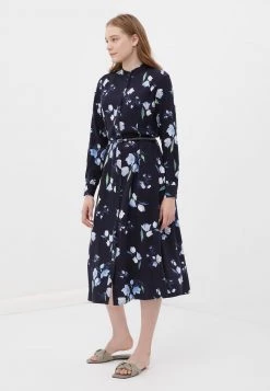 Finn Flare Damen Blusenkleid - Dark Blue 12 Finn Flare Damen Blusenkleid - Dark Blue -Finn Flare Verkaufsladen 2cab5e7b26e24df0b90f9715c7a9af77