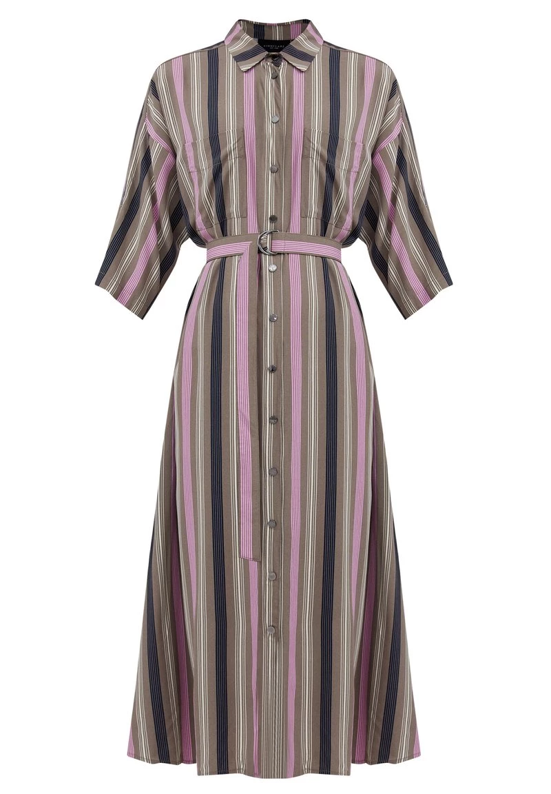 Finn Flare Damen Blusenkleid - Light Brown 9 Finn Flare Damen Blusenkleid - Light Brown – Bild 7