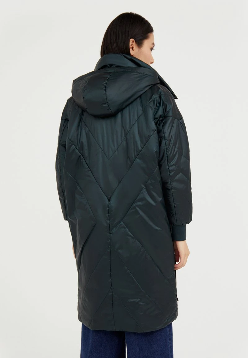 Finn Flare Damen Wintermantel - Dark Green 5 Finn Flare Damen Wintermantel - Dark Green – Bild 3