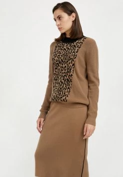 Finn Flare Damen Strickpullover - Beige -Finn Flare Verkaufsladen 2db33e3ad83d42969d5566416b7b6199