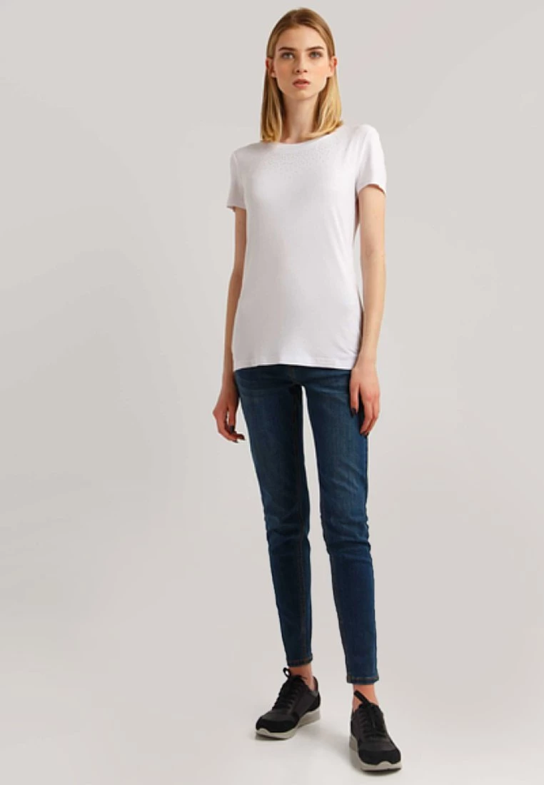 Finn Flare Damen T-Shirt Print - White 4 Finn Flare Damen T-Shirt Print - White – Bild 2