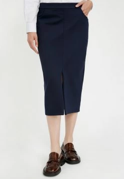 Finn Flare Damen Bleistiftrock - Dark Blue