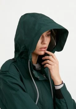 Finn Flare Damen Regenjacke / Wasserabweisende Jacke - Dark Green 14 Finn Flare Damen Regenjacke / Wasserabweisende Jacke - Dark Green -Finn Flare Verkaufsladen 2f1362dc98d94cf29689f41cfff74452