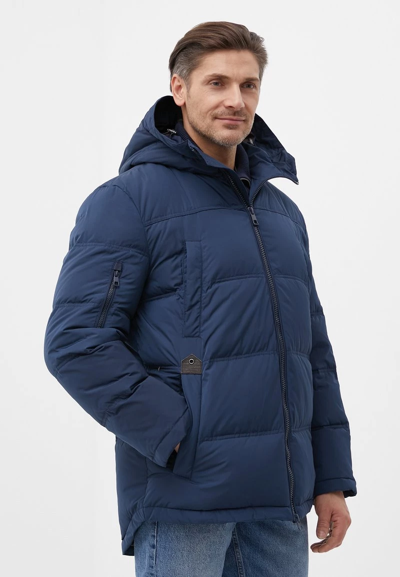 Finn Flare Herren Daunenjacke - Dark Blue 6 Finn Flare Herren Daunenjacke - Dark Blue – Bild 4