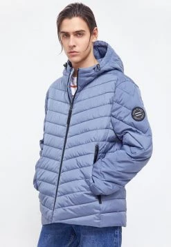 Finn Flare Herren Winterjacke - Grey Blue -Finn Flare Verkaufsladen 2fce402e22a04660bab181301f4febfc