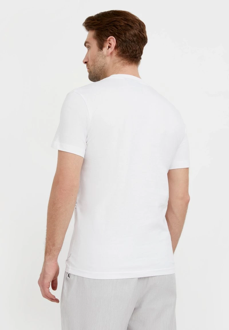 Finn Flare Herren T-Shirt Print - White 5 Finn Flare Herren T-Shirt Print - White – Bild 3