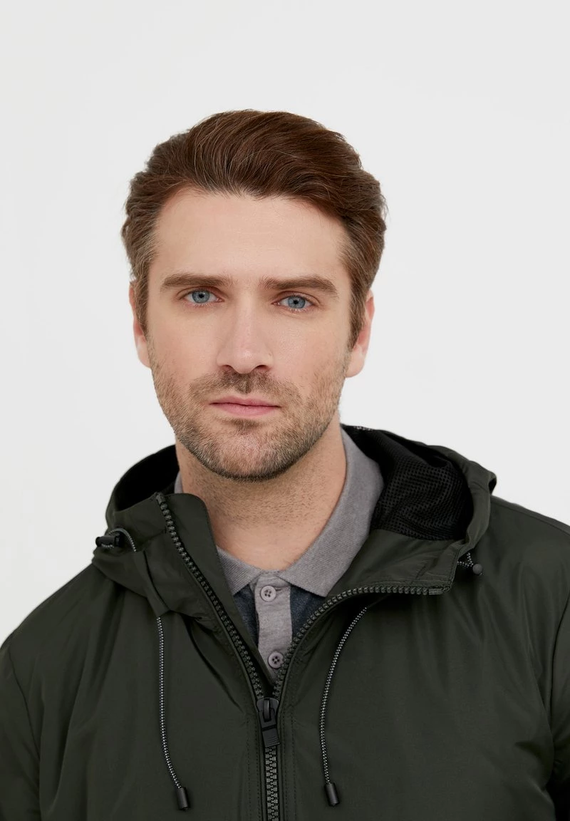 Finn Flare Herren Windbreaker - Dark Green 7 Finn Flare Herren Windbreaker - Dark Green – Bild 5