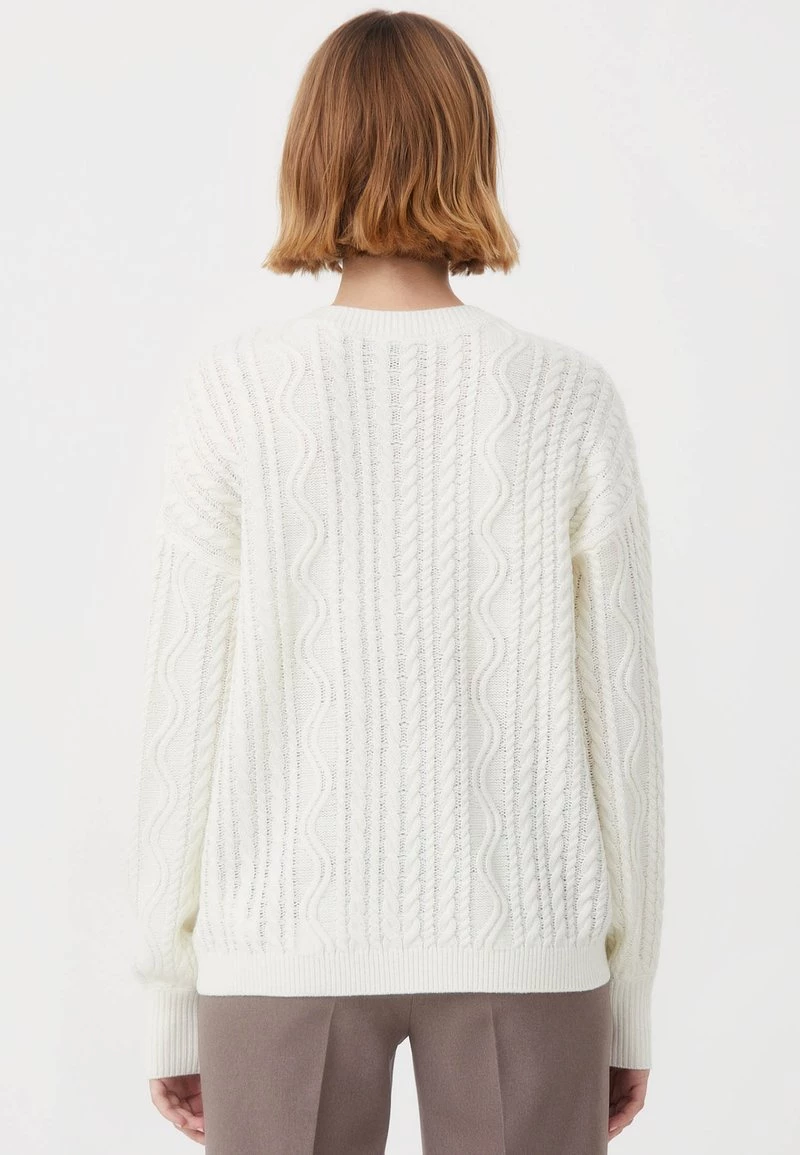 Finn Flare Strickpullover - Beige | Damen 5 Finn Flare Strickpullover - Beige | Damen – Bild 3