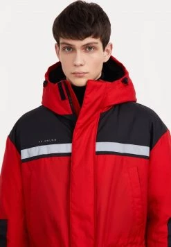 Finn Flare Herren Wintermantel - Red 13 Finn Flare Herren Wintermantel - Red -Finn Flare Verkaufsladen 32c437b2053c45e791b280c2217a1fb3