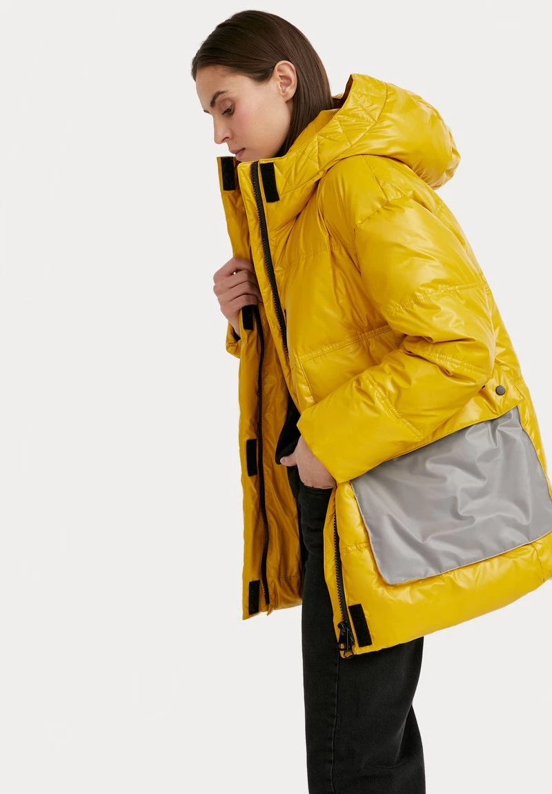 Finn Flare Damen Wintermantel - Yellow 8 Finn Flare Damen Wintermantel - Yellow – Bild 6