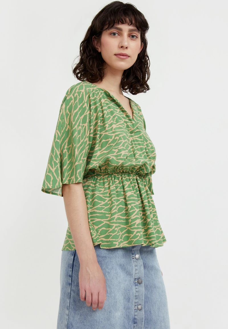Finn Flare Damen Bluse - Green 7 Finn Flare Damen Bluse - Green – Bild 5