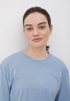 Finn Flare Damen T-Shirt Basic - Turquois -Finn Flare Verkaufsladen 337ff04a0386465eb4c37932b8b8460b