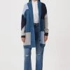 Finn Flare Damen Strickjacke - Grey-blue