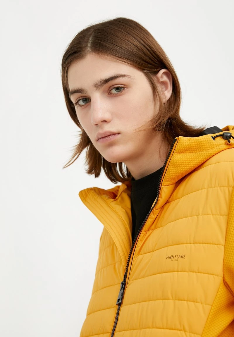 Finn Flare Herren Übergangsjacke - Yellow 8 Finn Flare Herren Übergangsjacke - Yellow – Bild 6