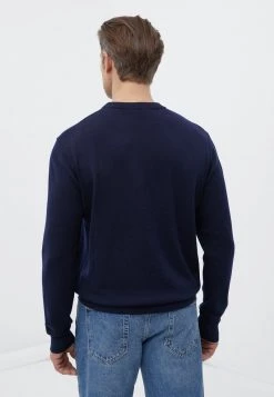 Finn Flare Herren Sweatshirt - Dark Blue -Finn Flare Verkaufsladen 340442f0daad4f23bdc68ae158b5a755