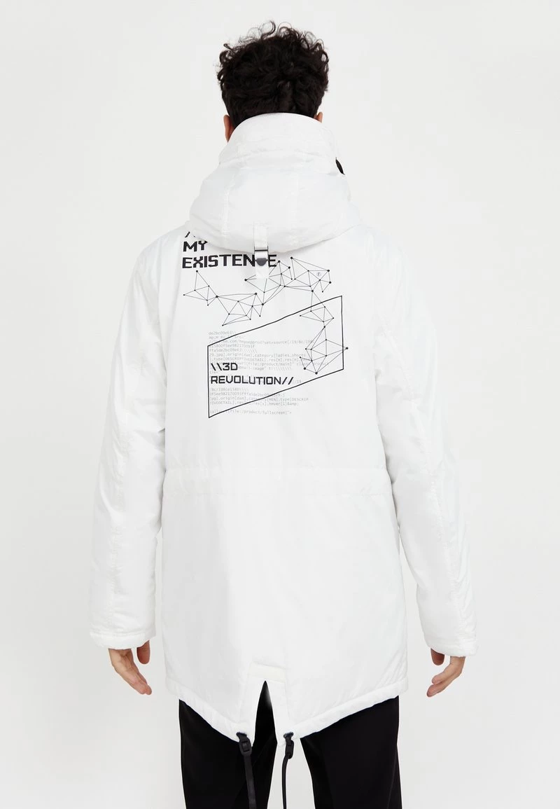 Finn Flare Wintermantel - White | Herren 5 Finn Flare Wintermantel - White | Herren – Bild 3