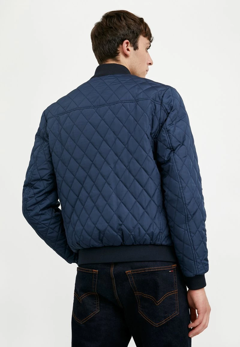 Finn Flare Herren Bomberjacke - Dark Blue 5 Finn Flare Herren Bomberjacke - Dark Blue – Bild 3