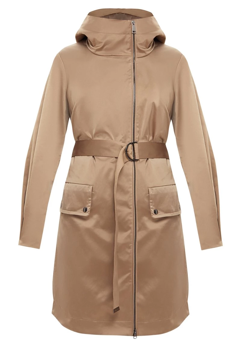 Finn Flare Damen Regenjacke / Wasserabweisende Jacke - Beige 7 Finn Flare Damen Regenjacke / Wasserabweisende Jacke - Beige – Bild 5